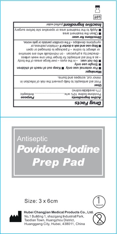 Antiseptic Povidone-lodine Prep Pad Label 2 (Antiseptic Povidone Lodine Prep Pad Label 2)
